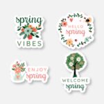 Die cut stickers